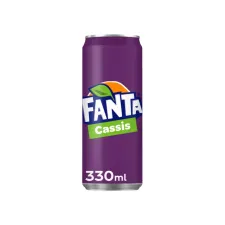 Frisdrank Fanta cassis blik 330ml