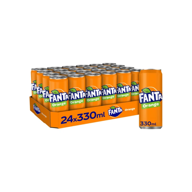 Frisdrank Fanta orange blik 330ml