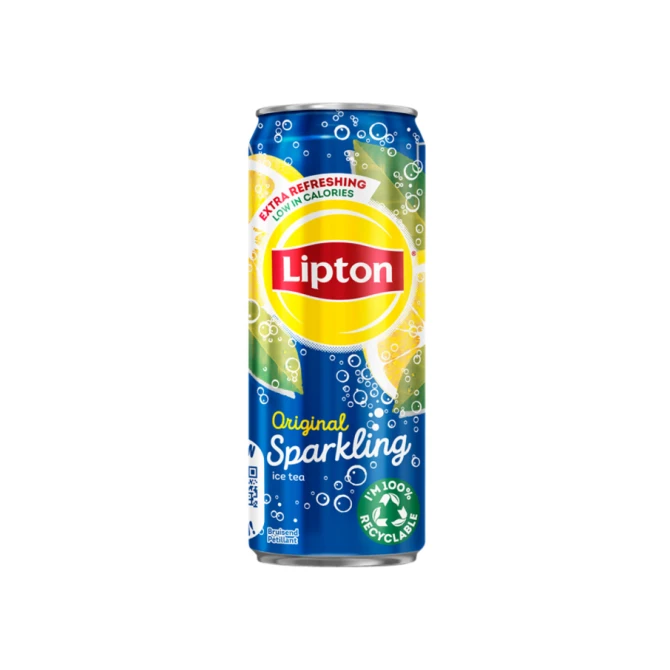 Frisdrank Lipton Ice Tea sparkling blik 330ml