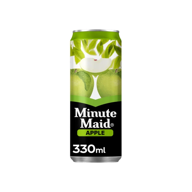 Frisdrank Minute Maid appelsap blik 330ml