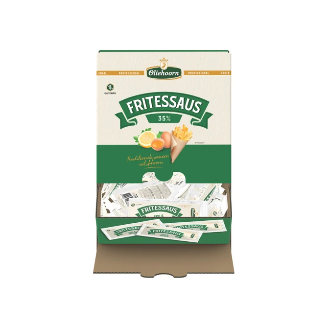 Fritessaus Oliehoorn 35% glutenvrij sachet 198x20ml