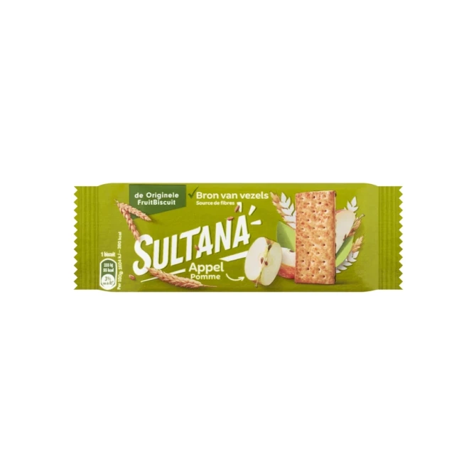 Fruitbiscuit Sultana appel 3-pack