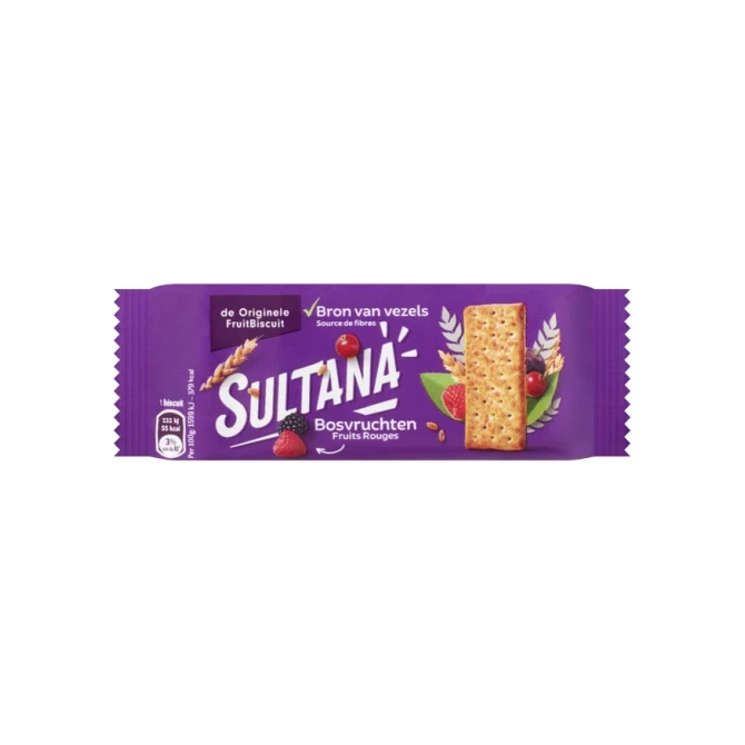Fruitbiscuit Sultana bosvruchten 3-pack