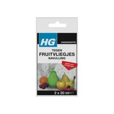 Fruitvliegjesval HG HGX navulling 2x20ml Fruitvliegjesval HG HGX navulling 2x20ml
