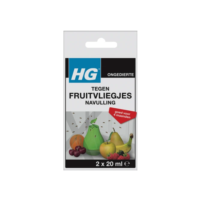 Fruitvliegjesval HG HGX navulling 2x20ml