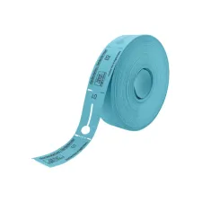 Garderobebonnen Combicraft nummering 1 t/m 500 blauw 500 stuks