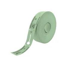 Garderobebonnen Combicraft nummering  1 t/m 500 groen 500 stuks