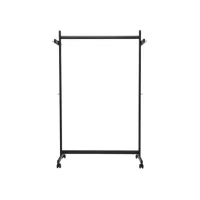 Garderoberek MAUL Samba mobiel 115X172X51cm 40kg, 10 haken zwart RAL9004