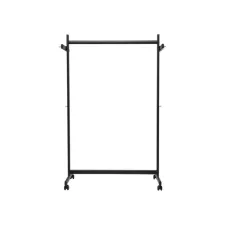 Garderoberek MAUL Samba mobiel 115X172X51cm 40kg, 10 haken zwart RAL9004