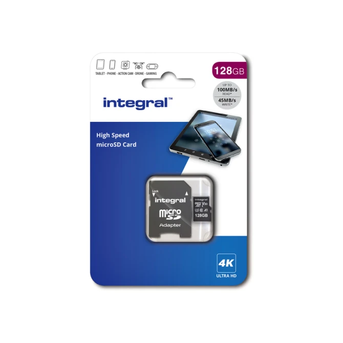 Geheugenkaart Integral microSDXC 128GB