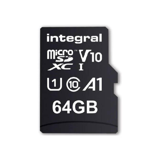 Geheugenkaart Integral microSDXC V10 64GB