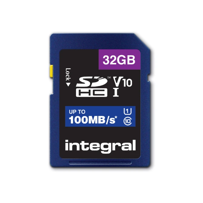 Geheugenkaart Integral SDHC V10 32GB