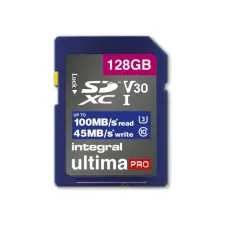 Geheugenkaart Integral SDHC-XC 128GB Geheugenkaart Integral SDHC-XC 128GB