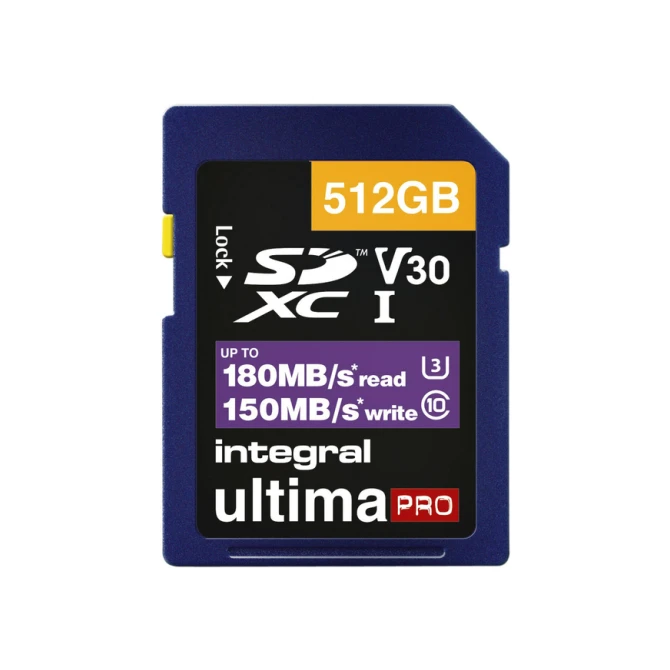 Geheugenkaart Integral SDXC 512GB