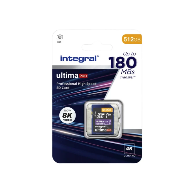 Geheugenkaart Integral SDXC 512GB