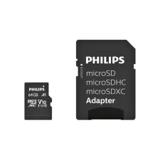 Geheugenkaart Philips micro SDXC Class 10 UHS-I U1 64GB Geheugenkaart Philips micro SDXC Class 10 UHS-I U1 64GB