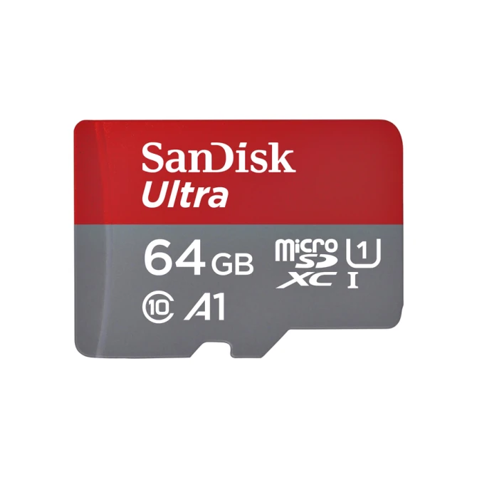 Geheugenkaart Sandisk MicroSDXC Ultra 64GB (140mb/s C10 - SDA UHS-I)
