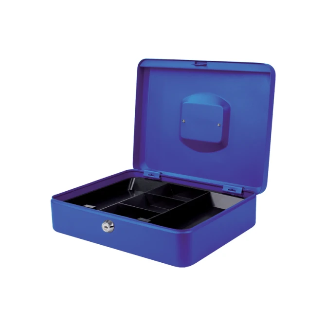 Geldkist Pavo 300x240x90mm blauw