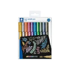 Gelpen Staedtler metallic etui à 10 kleuren