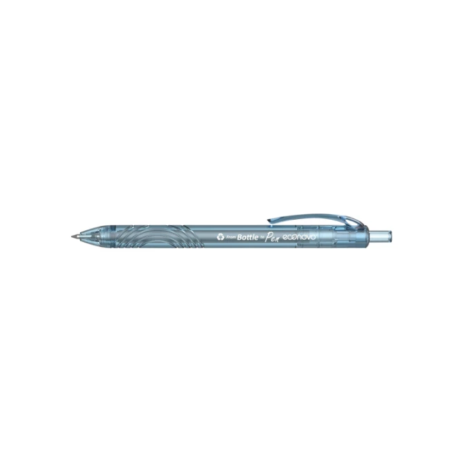 Gelschrijver Econovo 0.7mm blauw en zwart blister à 2 stuks