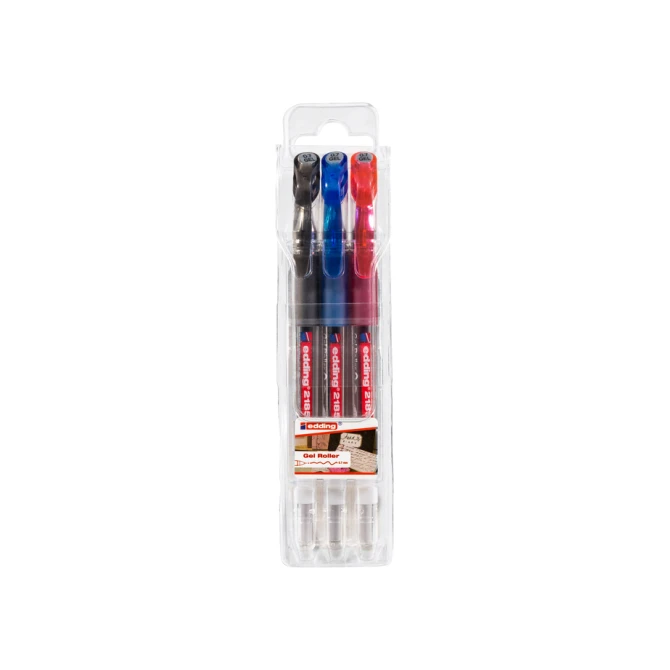 Gelschrijver edding 2185 medium assorti set à 3 stuks