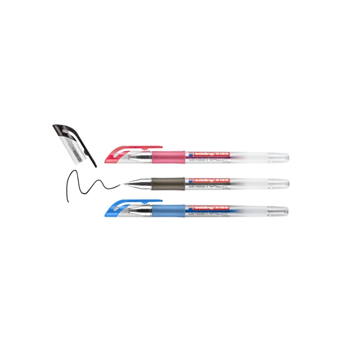 Gelschrijver edding 2185 medium assorti set à 3 stuks