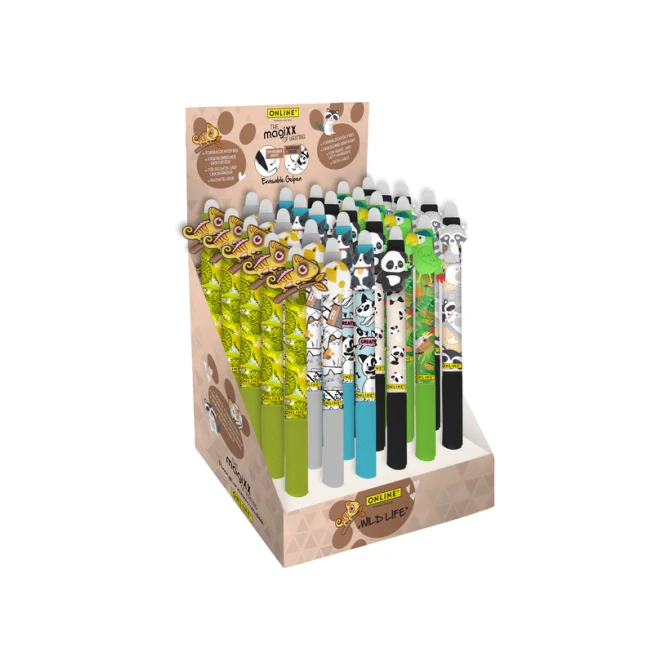 Gelschrijver Online Magixx Fun Wild Life 0.7mm assorti