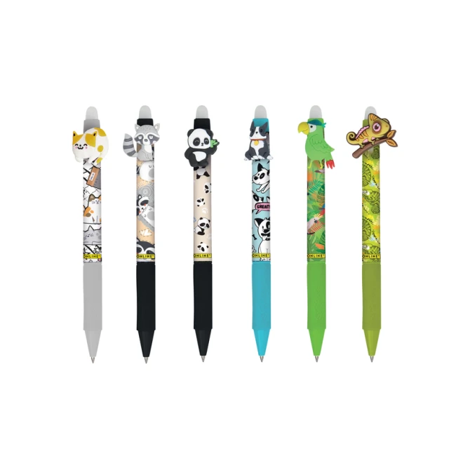 Gelschrijver Online Magixx Fun Wild Life 0.7mm assorti