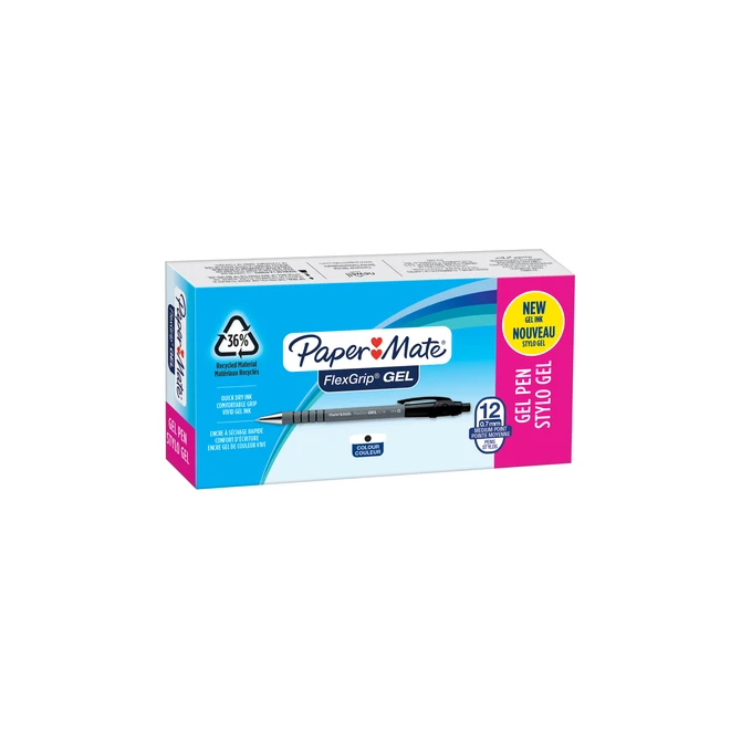 Gelschrijver Paper Mate FlexGrip medium zwart