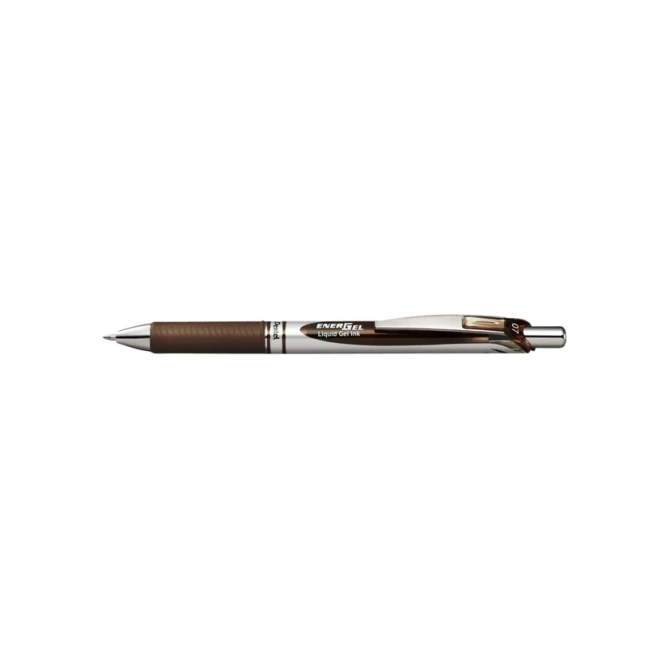 Gelschrijver Pentel BL77 Energel medium bruin