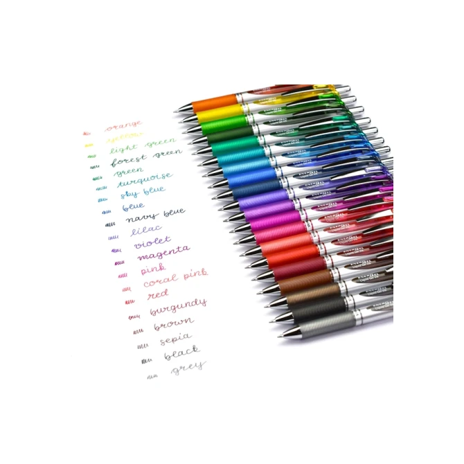 Gelschrijver Pentel BL77 Energel medium lila