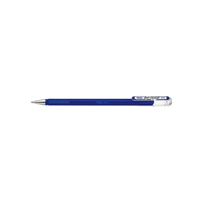Gelschrijver Pentel K110 Mattehop medium blauw