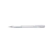 Gelschrijver Pentel K118 Grip medium wit