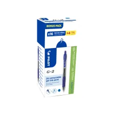 Gelschrijver PILOT BL-G2-7 medium blauw 16+4 gratis