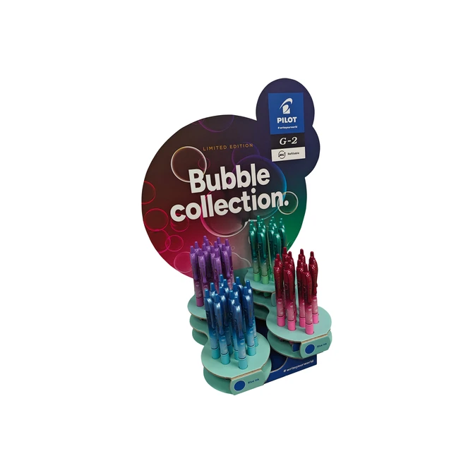 Gelschrijver PILOT G-2 Bubble assorti medium blauwschrijvend
