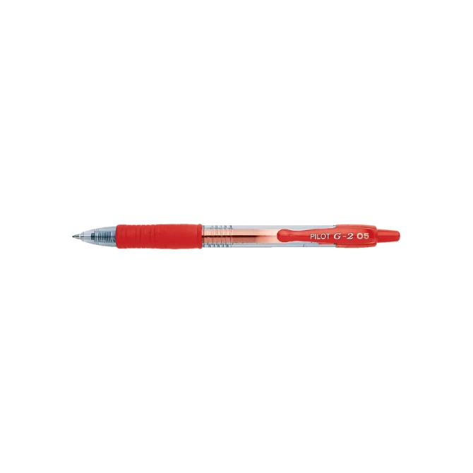 Gelschrijver PILOT G-2 fijn rood