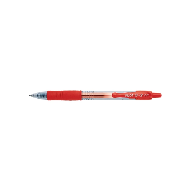 Gelschrijver PILOT G-2 medium rood