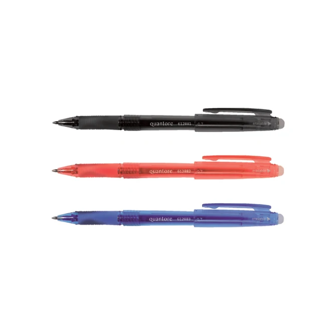Gelschrijver Quantore erasable 0.7mm rood