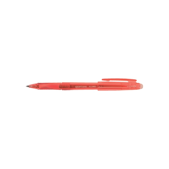 Gelschrijver Quantore erasable 0.7mm rood