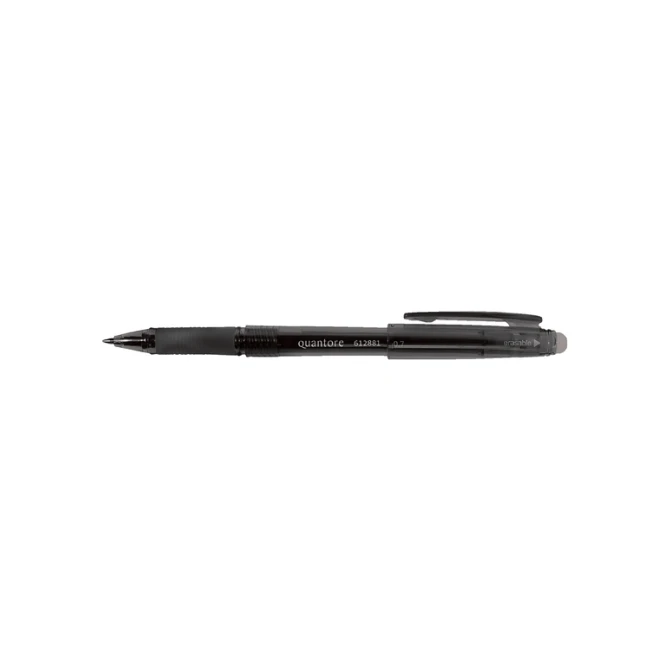 Gelschrijver Quantore erasable 0.7mm zwart