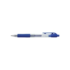 Gelschrijver Quantore grip drukknop 0.7mm blauw