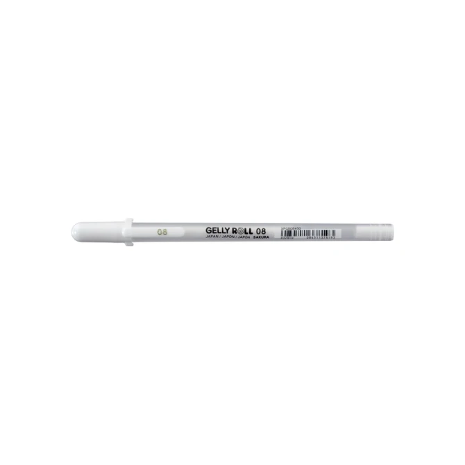 Gelschrijver Sakura Gelly Roll Classic 08 wit