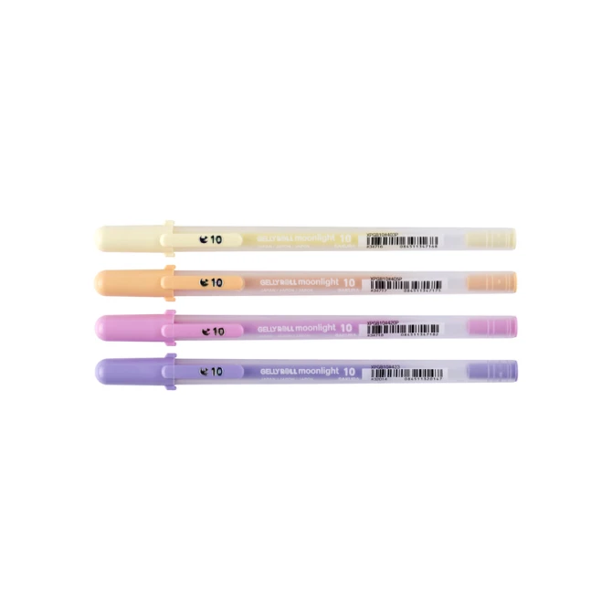 Gelschrijver Sakura Gelly Roll Moonlight 10 sunrise set à 4 kleuren