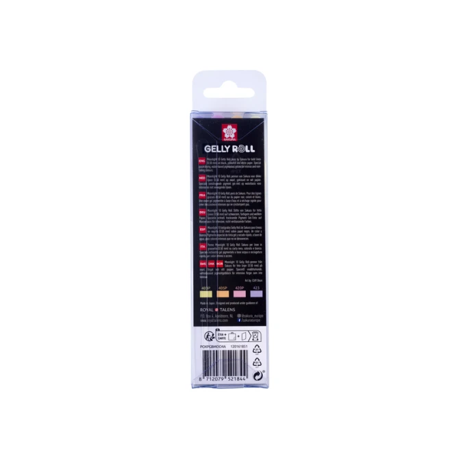 Gelschrijver Sakura Gelly Roll Moonlight 10 sunrise set à 4 kleuren