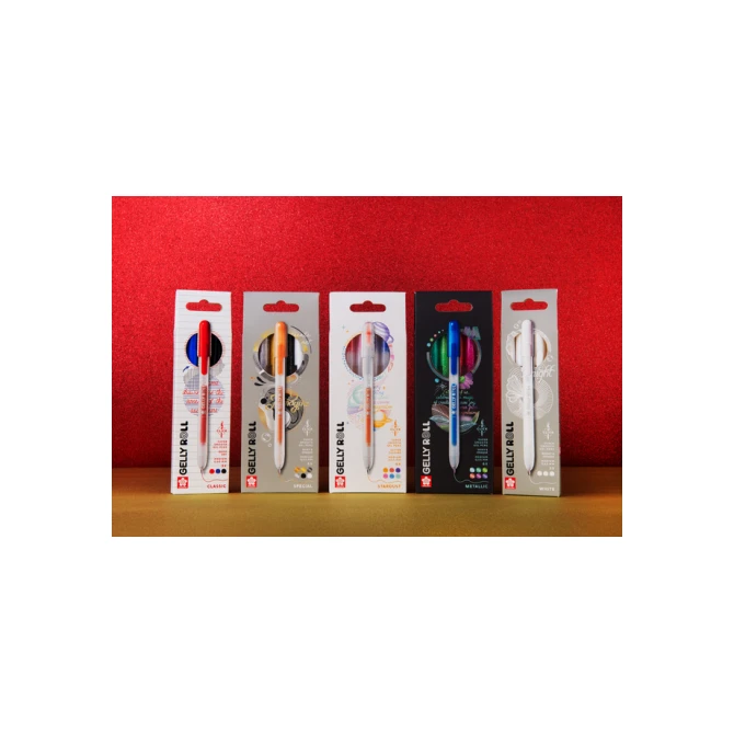 Gelschrijver Sakura Gelly Roll Special 08 klikfunctie set à 6 kleuren