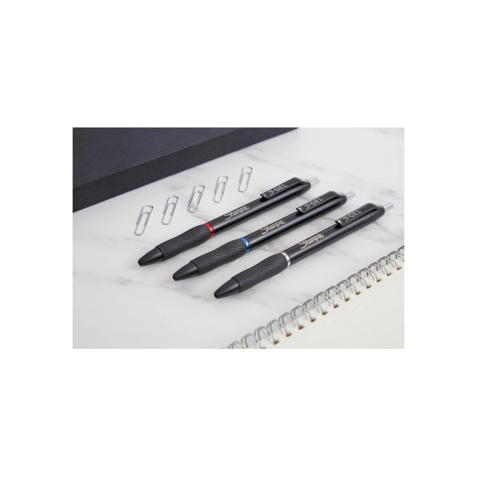 Gelschrijver Sharpie S-gel medium assorti blister à 3 stuks