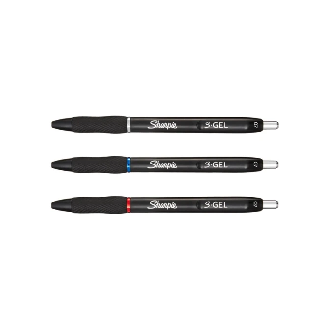 Gelschrijver Sharpie S-gel medium assorti blister à 3 stuks