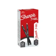 Gelschrijver Sharpie S-gel medium zwart Gelschrijver Sharpie S-gel medium zwart