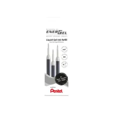 Gelschrijvervulling Pentel LR7 Energel medium zwart set à 3 stuks