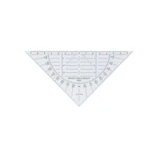 Geodriehoek Aristo 1550 160mm flexibel transparant Geodriehoek Aristo 1550 160mm flexibel transparant
